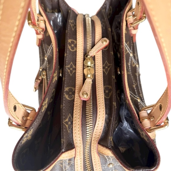 VINTAGE LOUIS VUITTON Limited Edition Riveting Signature Monogram Tote 2007 - Picture 10 of 16